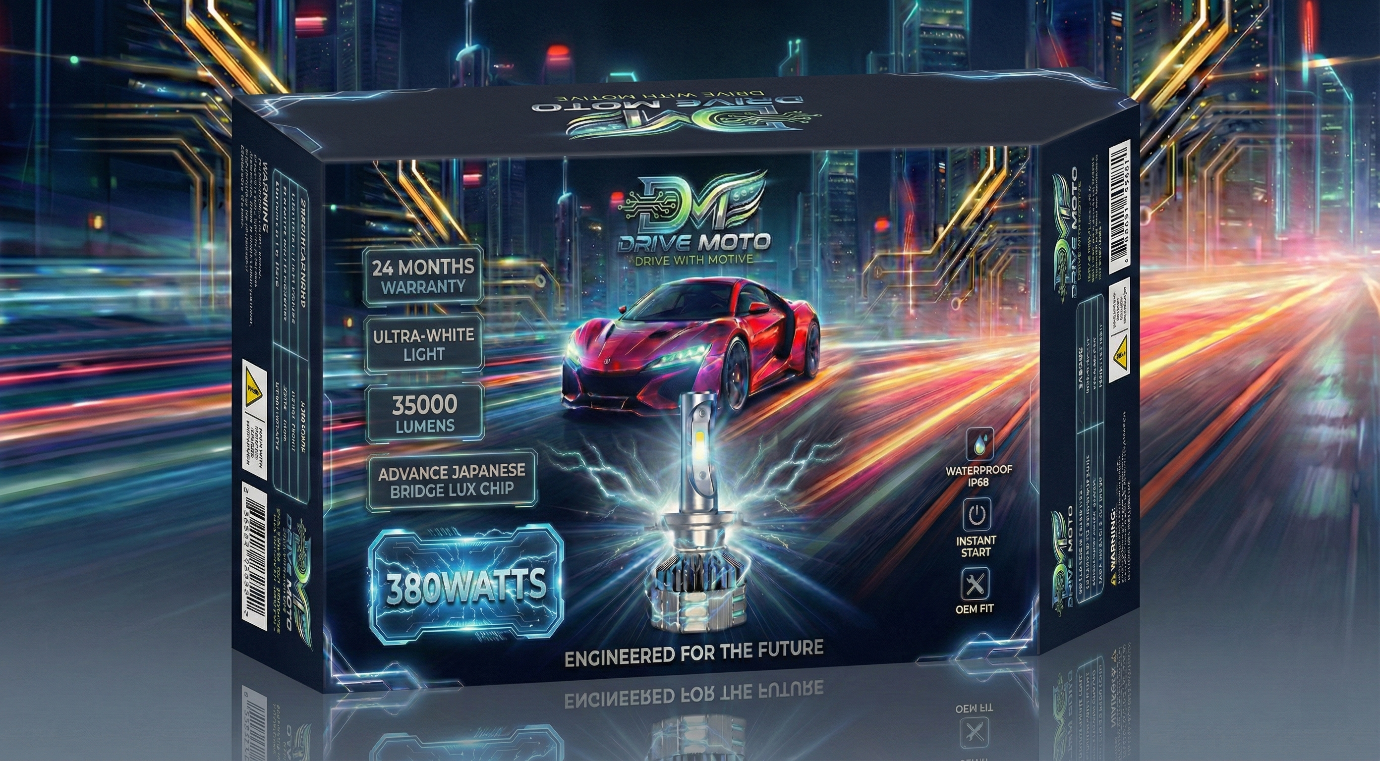 380 watt LED Headlight